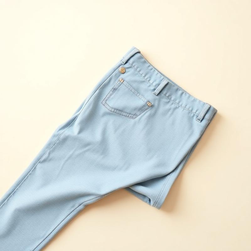 Straight Leg Jeans, lys denim